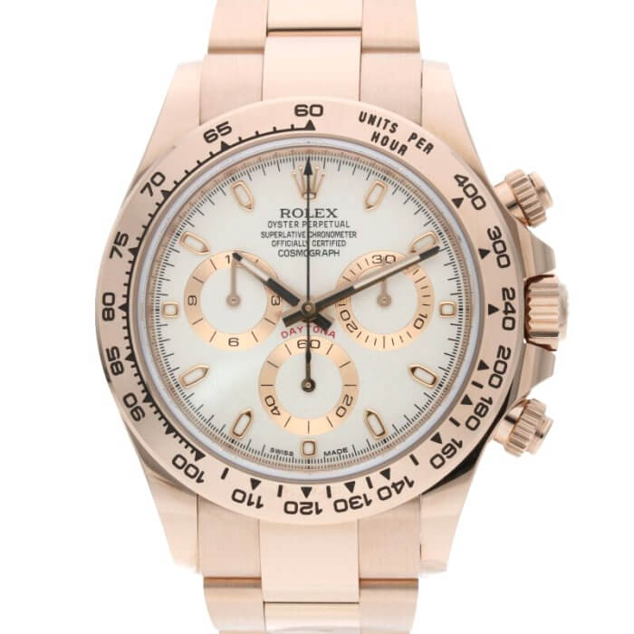 116505 / コスモグラフデイトナ K18RG ランダム品番 アイボリー文字盤腕時計