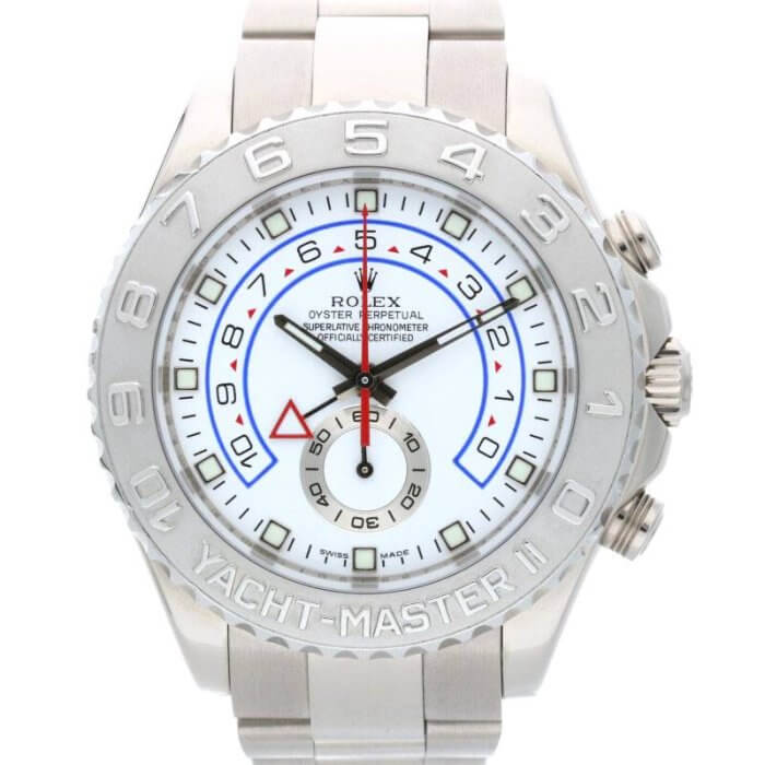 116689 / ヨットマスターⅡ K18WG Z品番 ホワイト文字盤腕時計