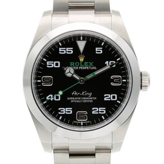 116900/エアキング SSブラック文字盤ランダム品番腕時計