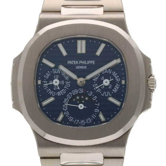5740/1G-001 / Nautilus（ノーチラス）WG ブルー文字盤 パーペチュアルカレンダー腕時計
