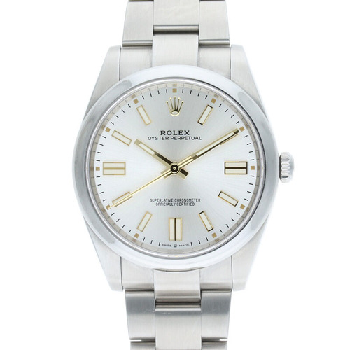 124300/オイスターパーペチュアル41 SSランダム品番シルバー文字盤 オートマティック腕時計