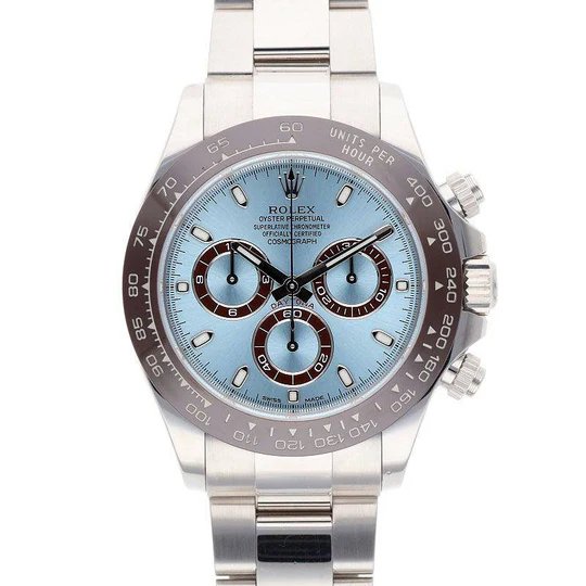 116506/コスモグラフデイトナPTランダム品番アイスブルー文字盤オートマティック腕時計