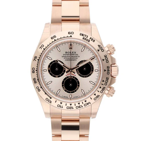 126505/コスモグラフデイトナ PGランダム品番サンダスト文字盤オートマティッククロノグラフ腕時計